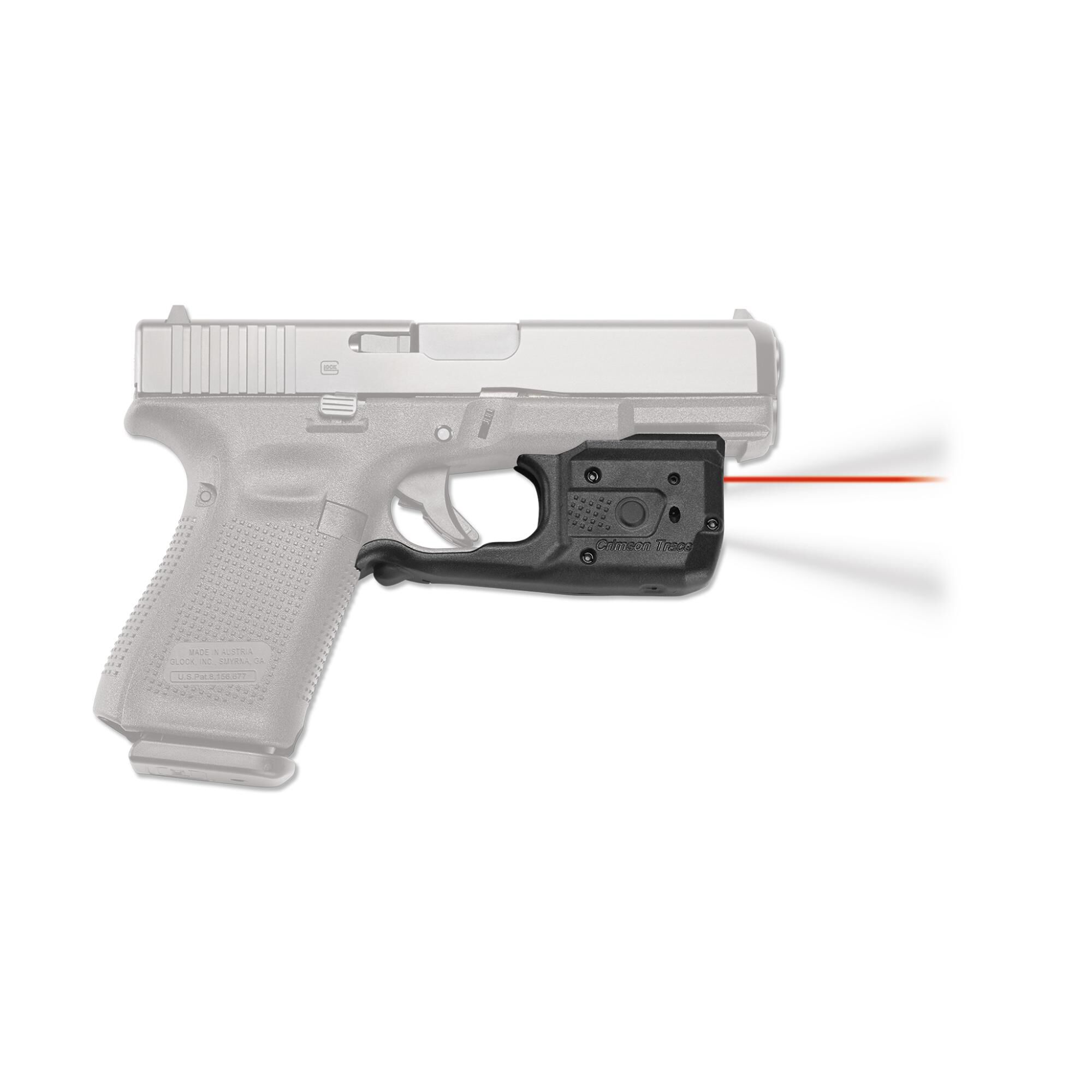 Crimson Trace Full Compact Trigger Laserguard Pro Glock 17/19 Red Laser Gen 3 4 for sale online 