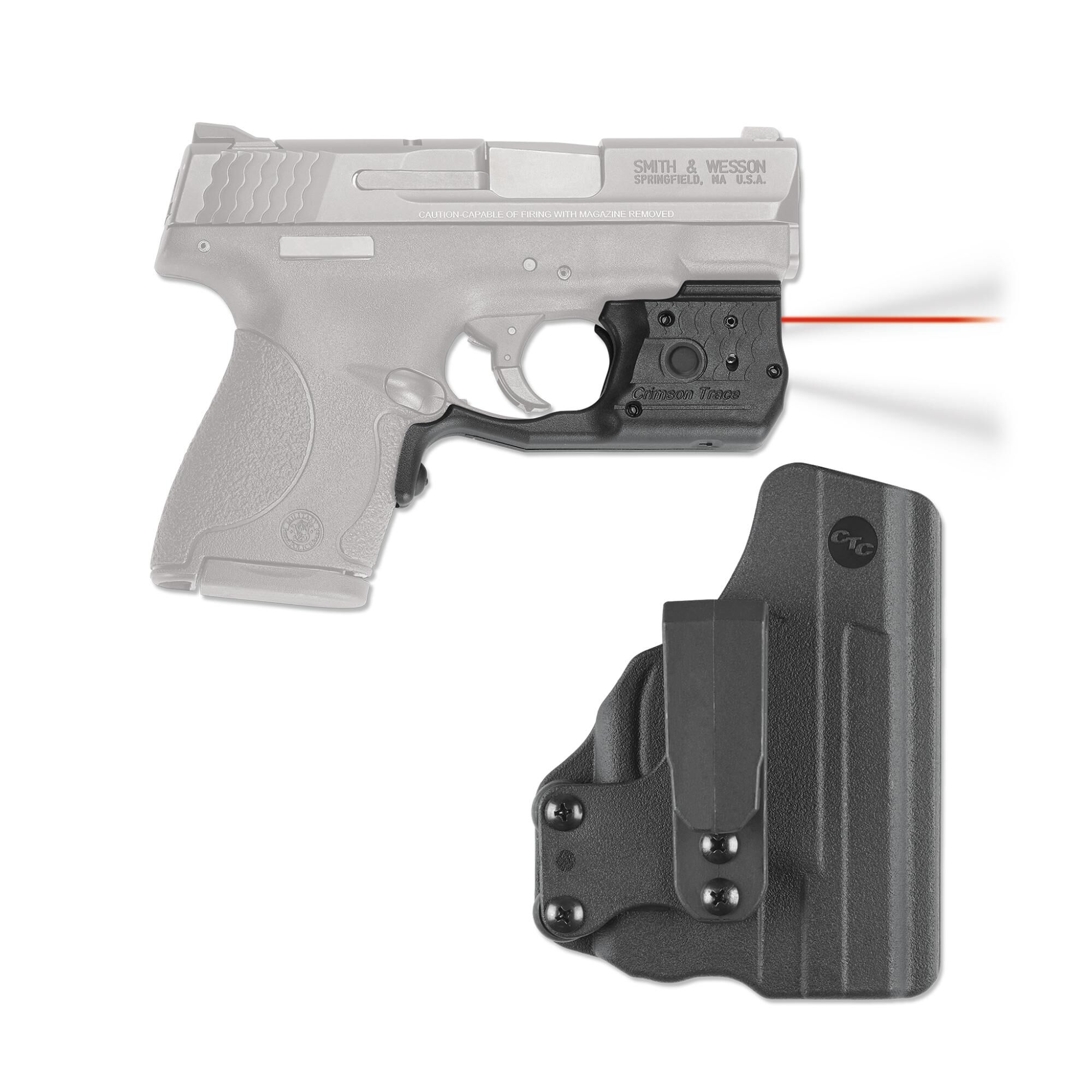 Ll 801 Hbt Laserguard Pro With Blade Tech Iwb Holster For Smith Wesson M P Shield 9mm 40 S W Crimsontrace