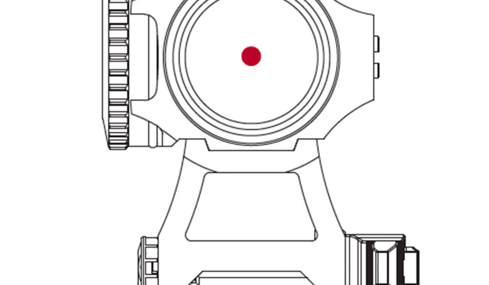 CTS-1000 Compact Tactical Red Dot Sight for Rifles [2.0 MOA]