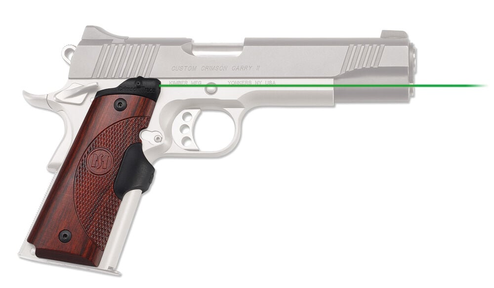 LG-901G Green Master Series™ Lasergrips® Rosewood for 1911 Full-Size
