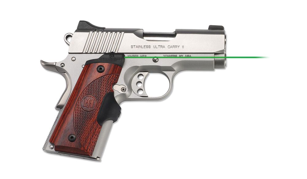 LG-902G Green Master Series™ Lasergrips® Rosewood for 1911 Compact