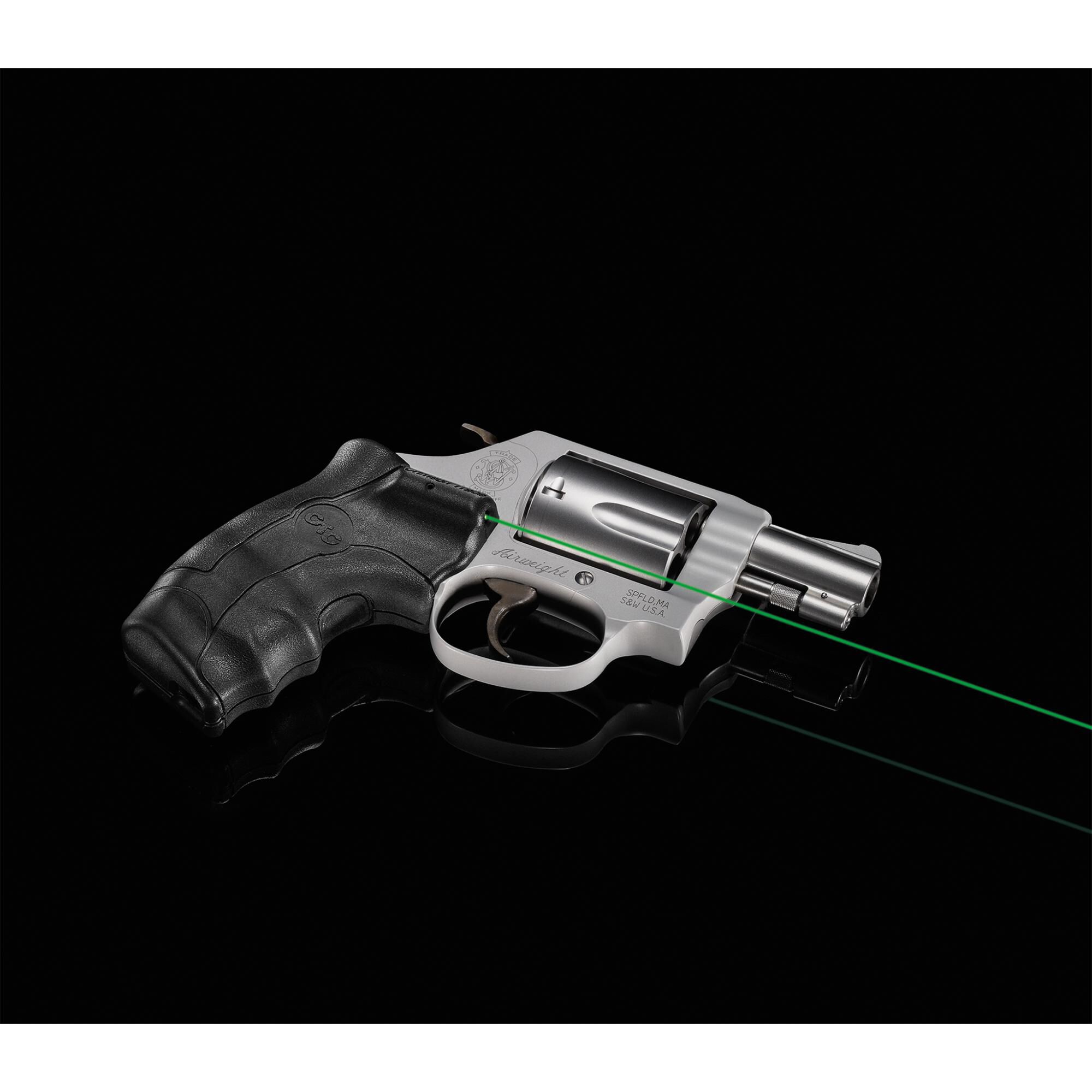 LG-350G Green Lasergrips® for Smith & Wesson J-Frame Round