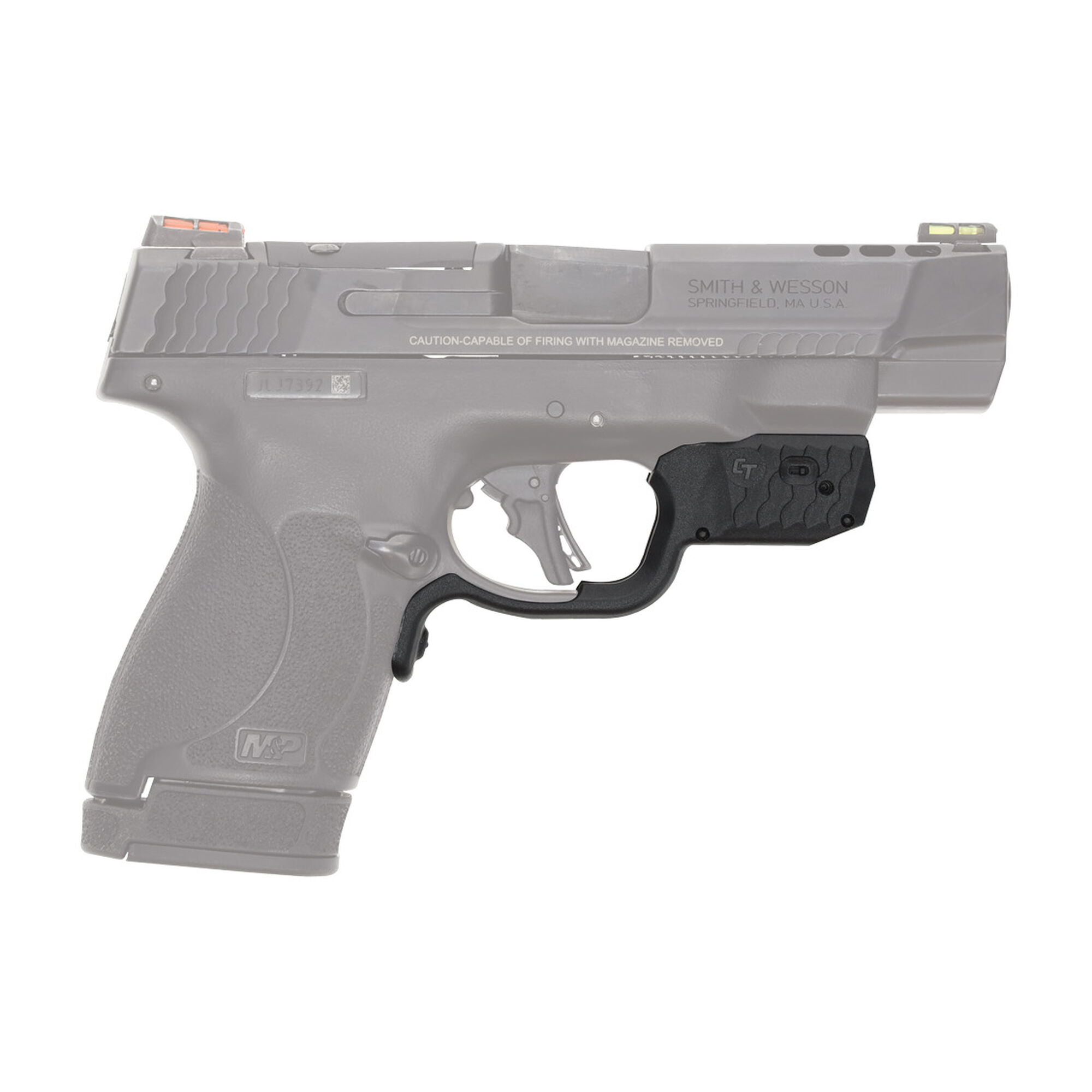 S&W® M&P® SHIELD™ PLUS LASERGUARD RED CrimsonTrace