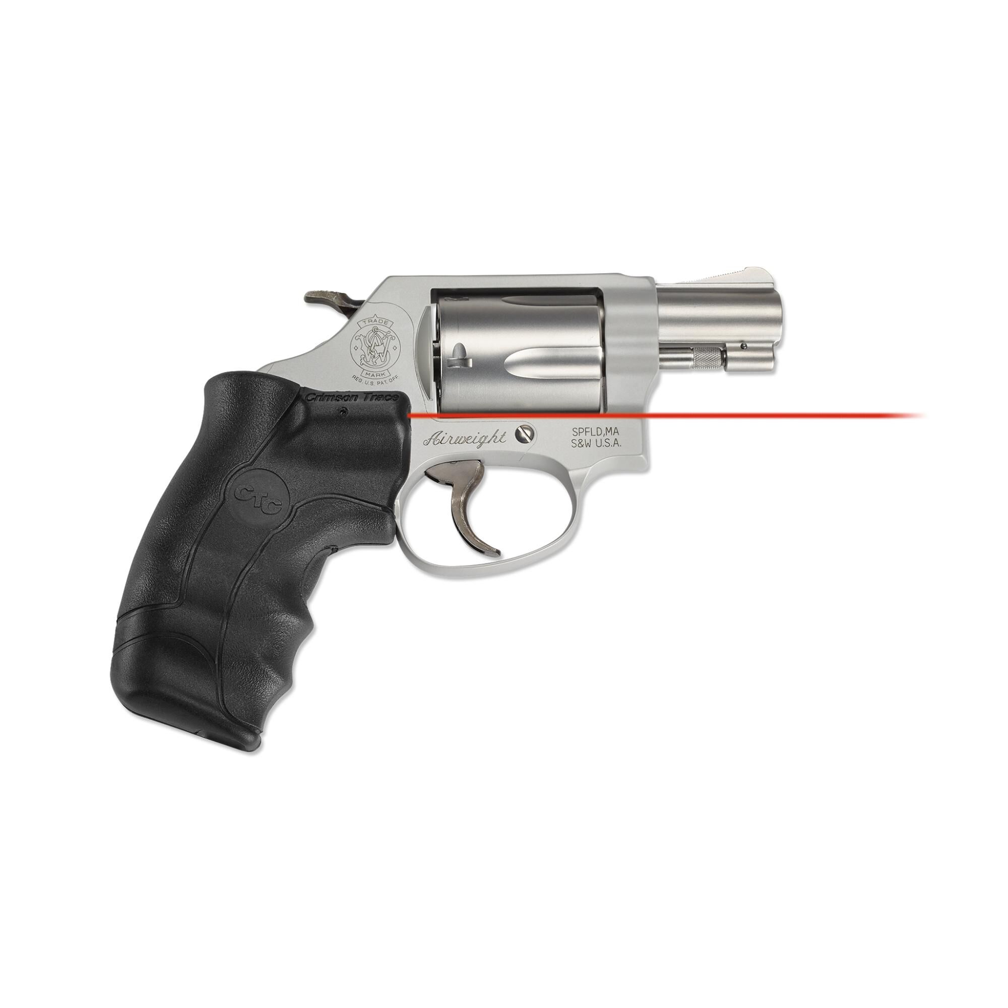 Crimson Trace Smith and Wesson J-frame Round Butt Lasergrip Red for sale online 