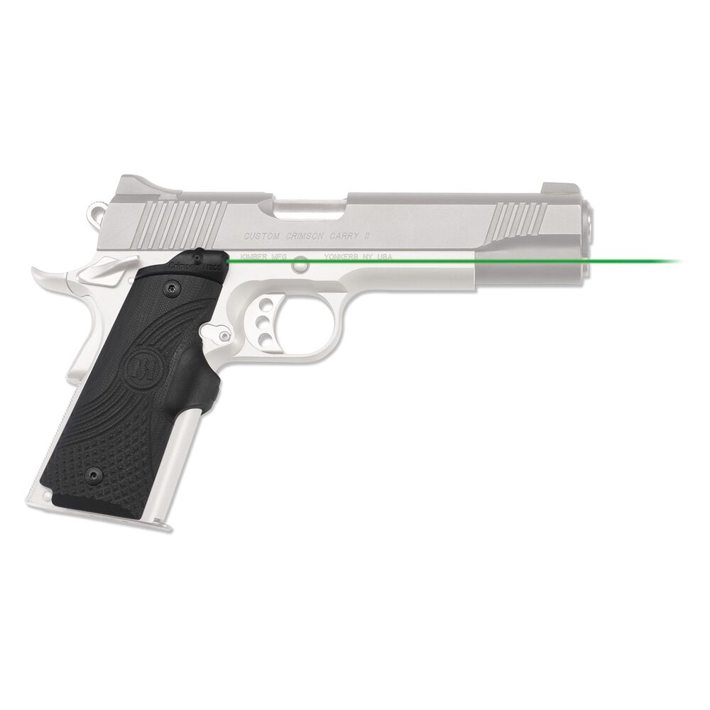 LG-919G Green Master Series™ Lasergrips® G10 Black for 1911 Full-Size