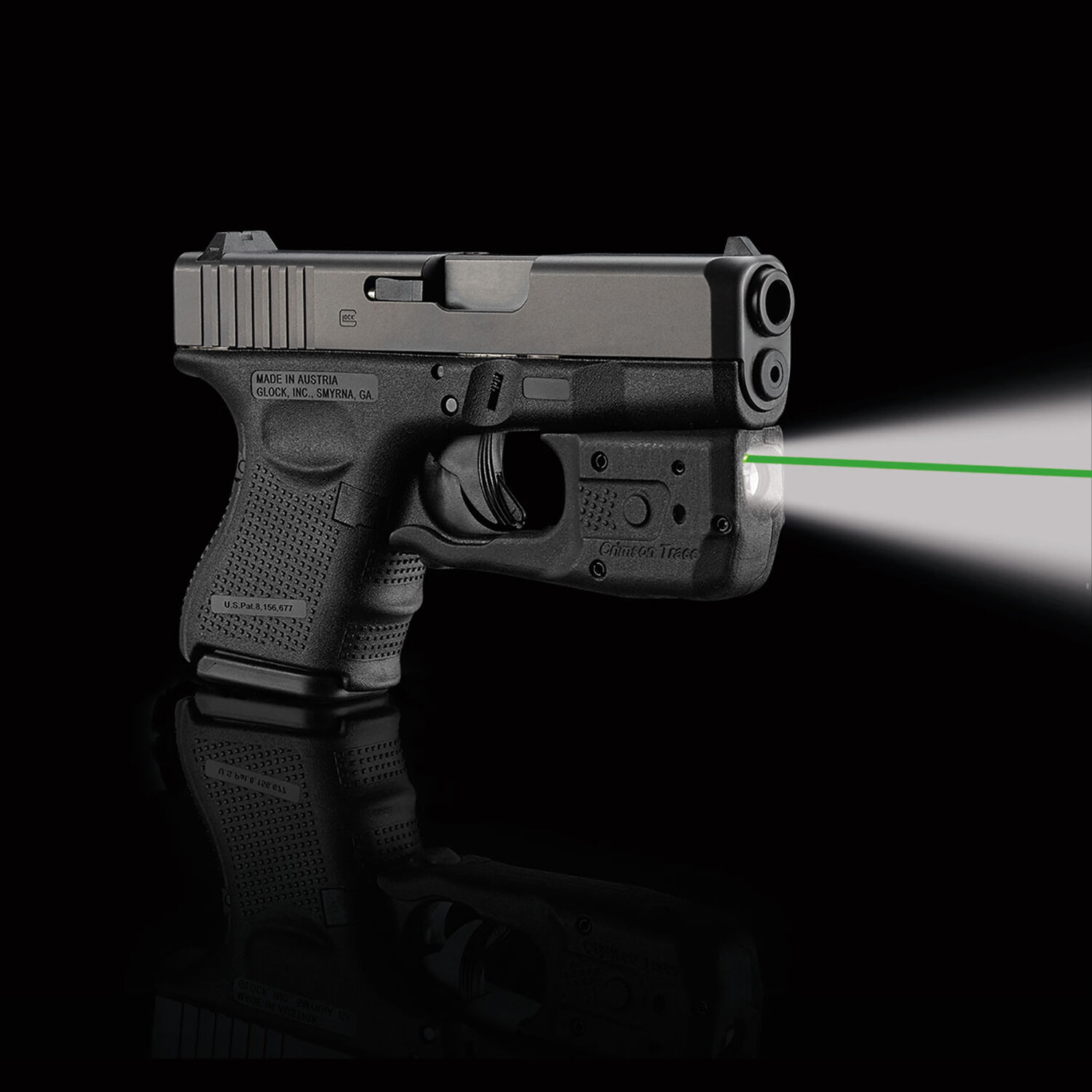 LL-810G Green Laserguard® Pro™ for GLOCK Subcompact | CrimsonTrace
