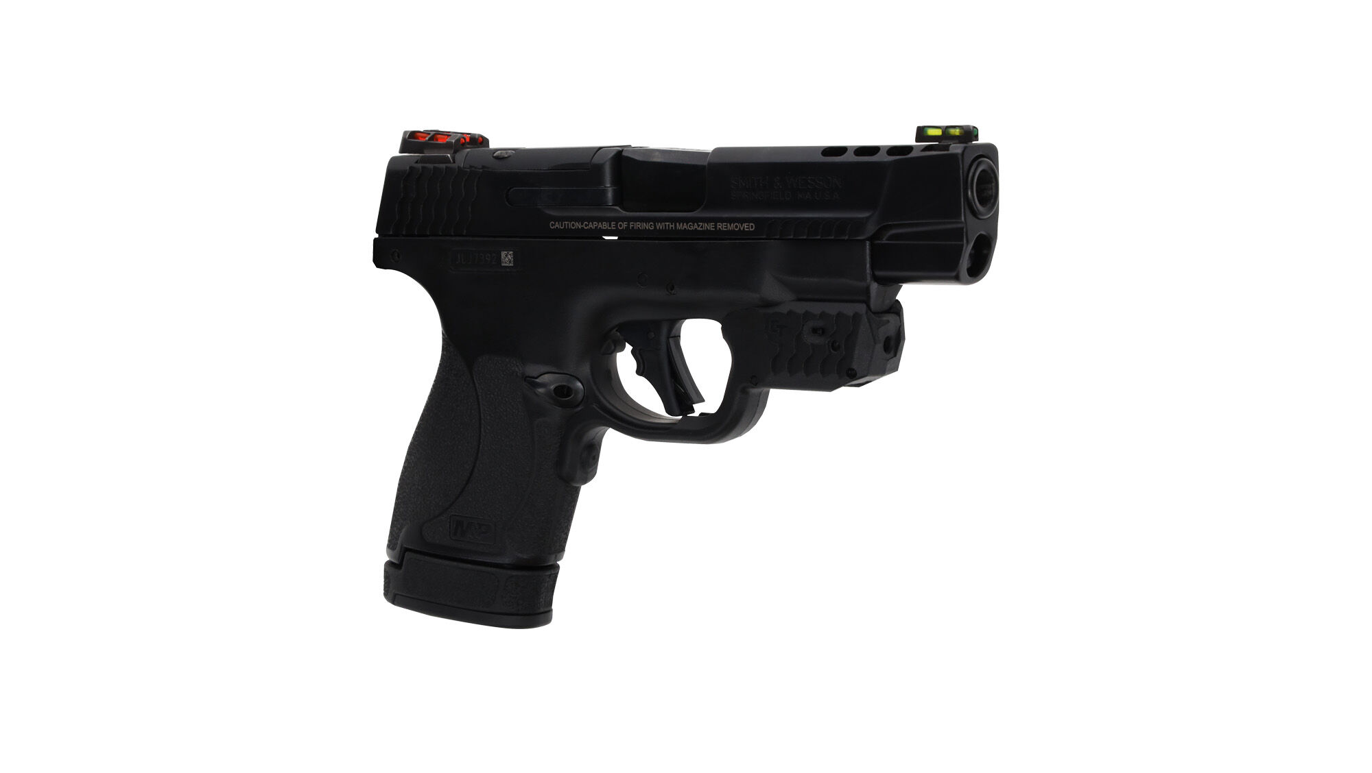 S&W® M&P® SHIELD™ PLUS LASERGUARD - RED | CrimsonTrace