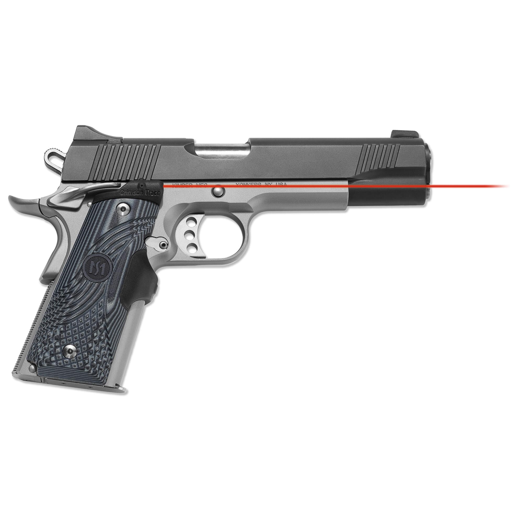 LG-904 Master Series™ Lasergrips® G10 Black/Gray for 1911 Full