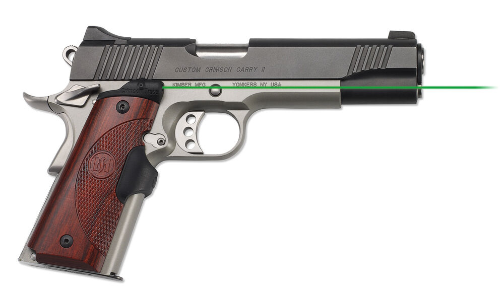 LG-901G Green Master Series™ Lasergrips® Rosewood for 1911 Full-Size