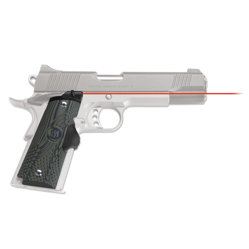 LG-910 Master Series™ Lasergrips® G10 Green for 1911 Full-Size