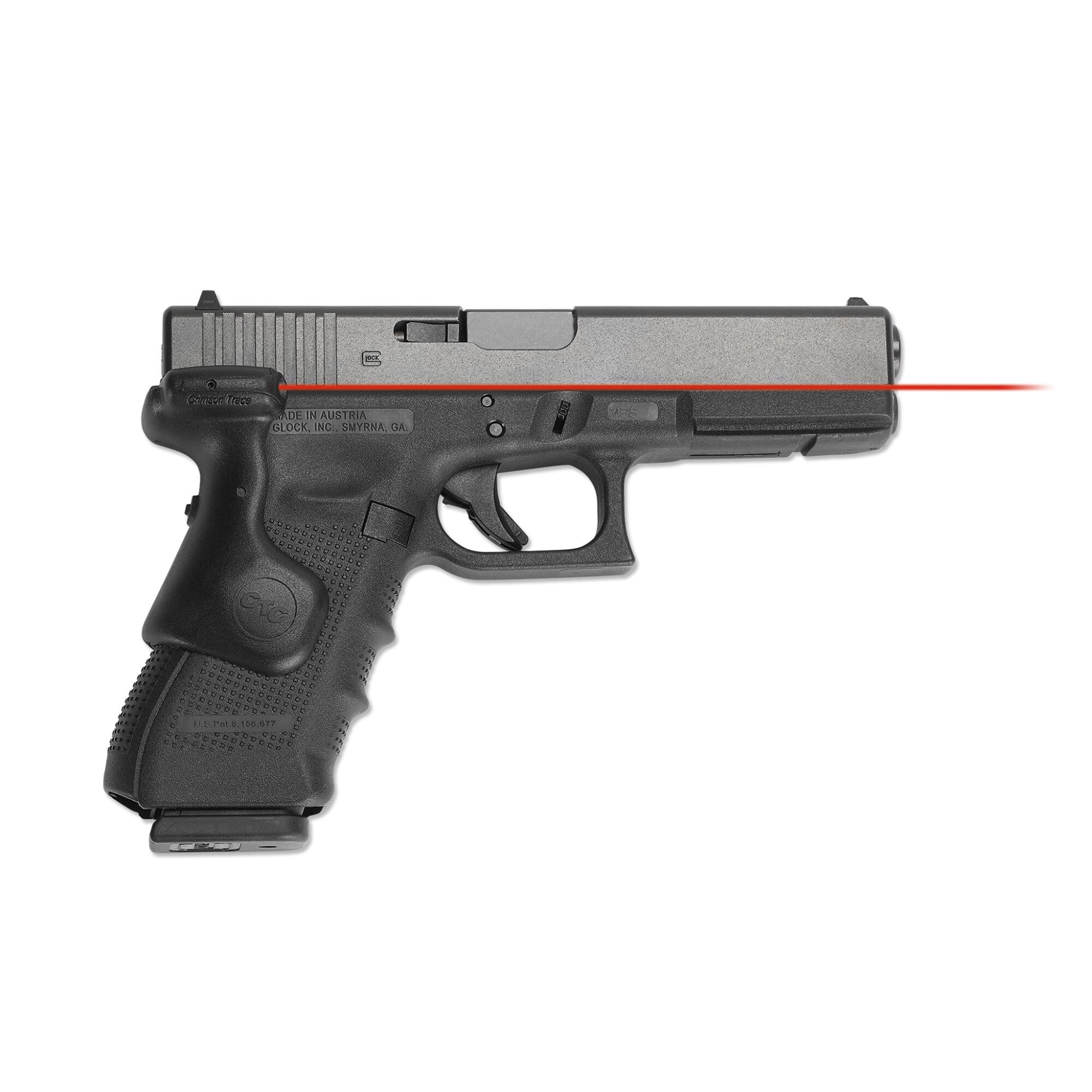 Crimson Trace LG637 LaserGrip for Glock Gen3 and Gen4 Red Laser for sale online 