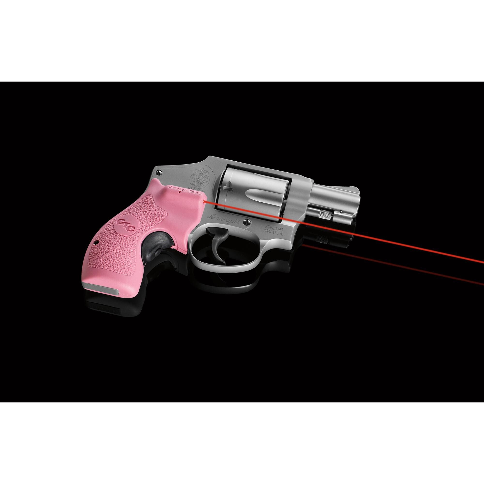 LG-105 Pink Lasergrips® for Smith & Wesson J-Frame Round Butt