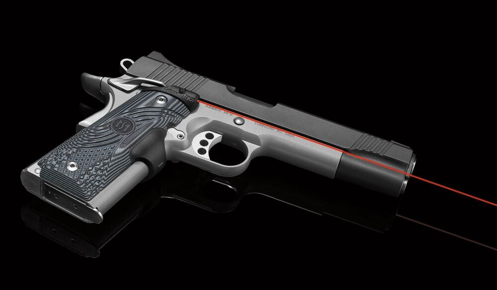 LG-904 Master Series™ Lasergrips® G10 Black/Gray for 1911 Full-Size