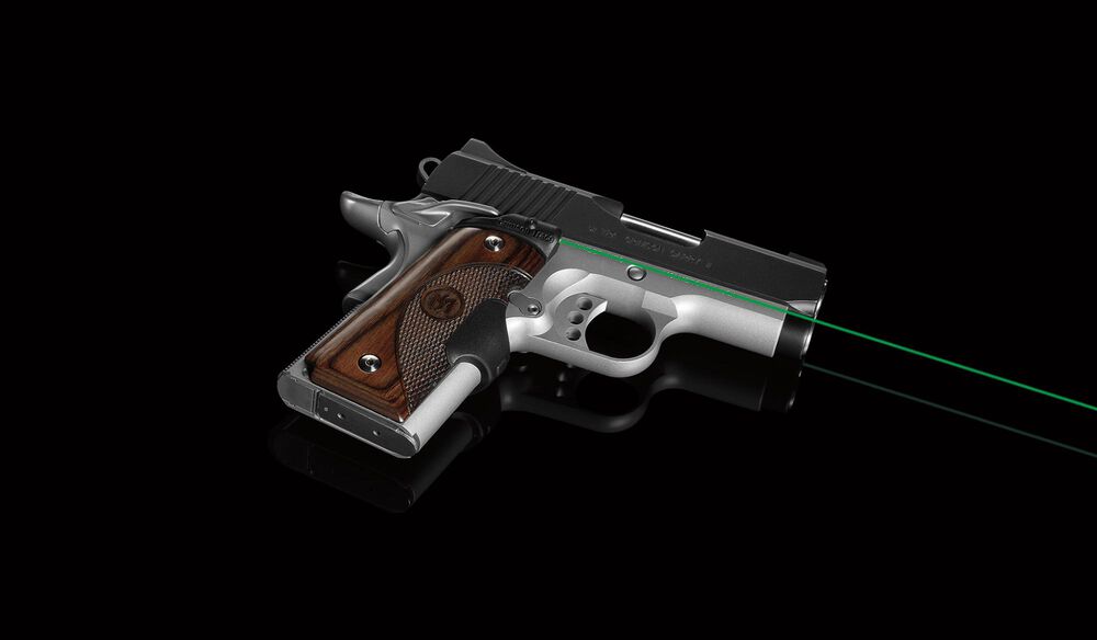 LG-909G Green Master Series™ Lasergrips® Walnut for 1911 Compact