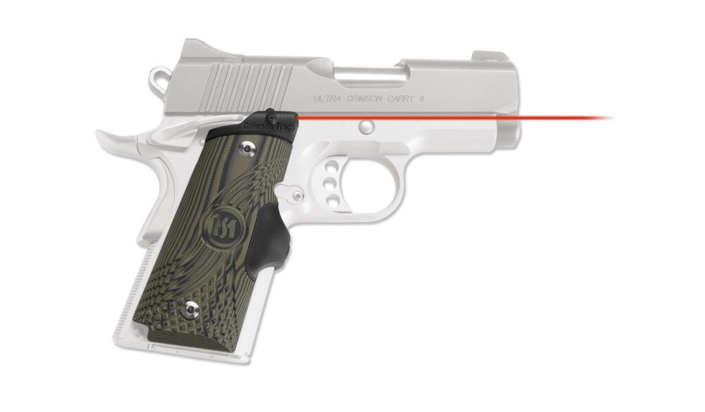 LG-911 Master Series™ Lasergrips® G10 Green for 1911 Compact