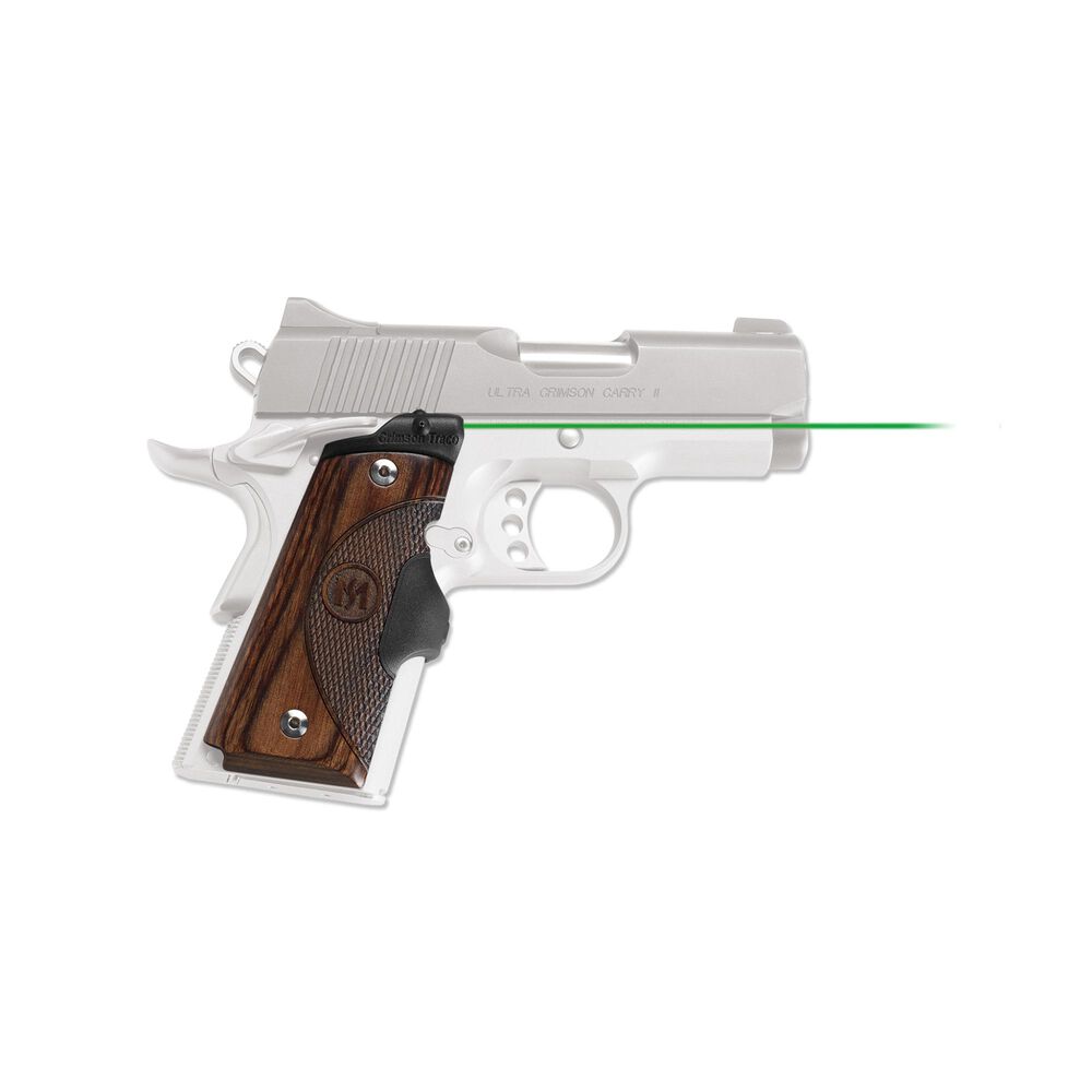 LG-909G Green Master Series™ Lasergrips® Walnut for 1911 Compact