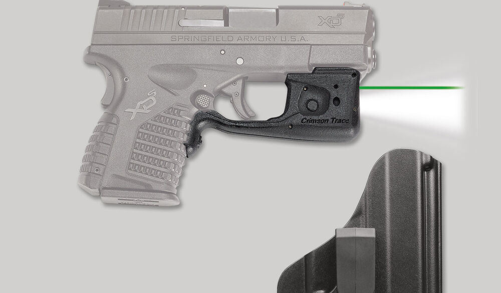 LL-802G-HBT Green Laserguard® Pro™  with Blade-Tech IWB Holster for Springfield Armory XD-S