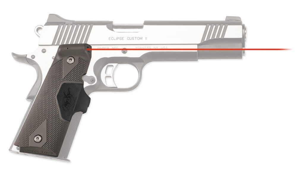 LG-401 KMI Front Activation Lasergrips® Slate Gray with Kimber® Logo for 1911 Full-Size