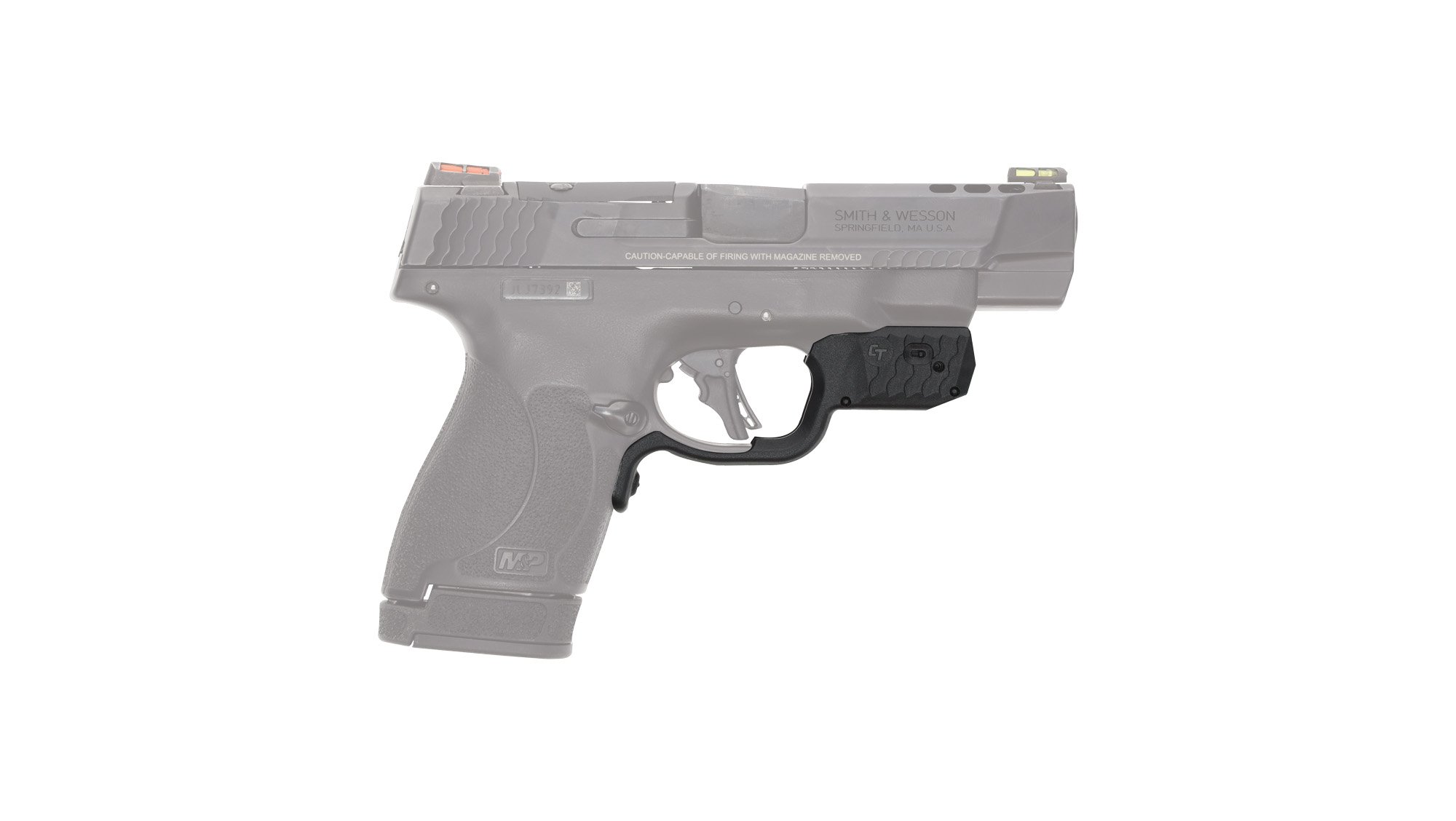 S&W® M&P® SHIELD™ PLUS LASERGUARD RED CrimsonTrace