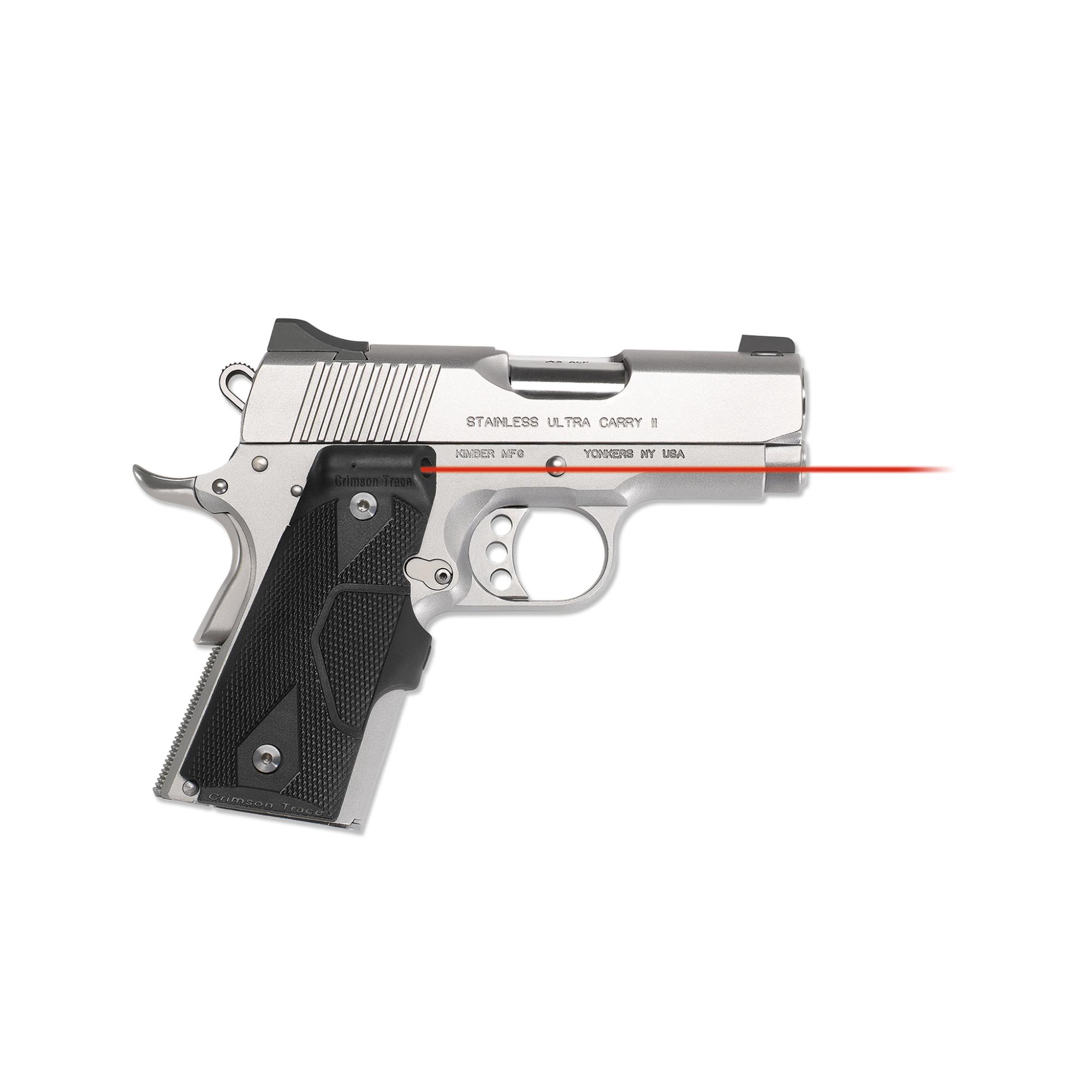 LG-404 KMI Front Activation Lasergrips® Slate Gray with Kimber 